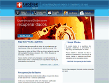 Tablet Screenshot of labdisk.com.br